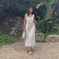 COPY - A-line Linen Dress CHILOE in Natural Melange
