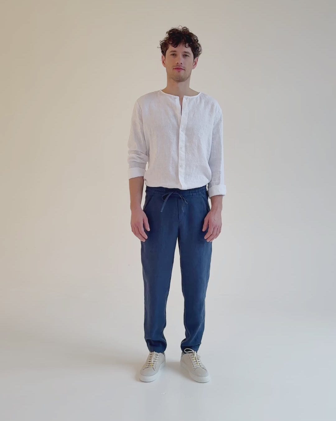 Men's Linen Shirt BEDARRA in White | MagicLinen