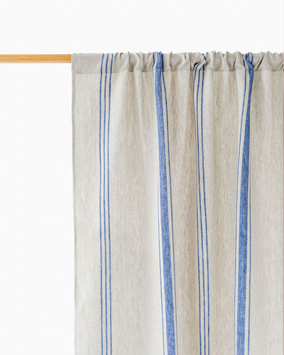 Rod Pocket Linen Curtain Panel in French Style | Magiclinen