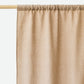 Custom size (inch) rod pocket linen curtain panel (1 pcs) in latte