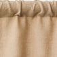 Custom size (inch) rod pocket linen curtain panel (1 pcs) in latte