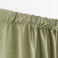 Rod pocket linen-cotton curtain panel (1 pcs) in Sage - MagicLinen