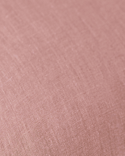 Mermaid ruffle linen pillowcase in Rust pink - MagicLinen