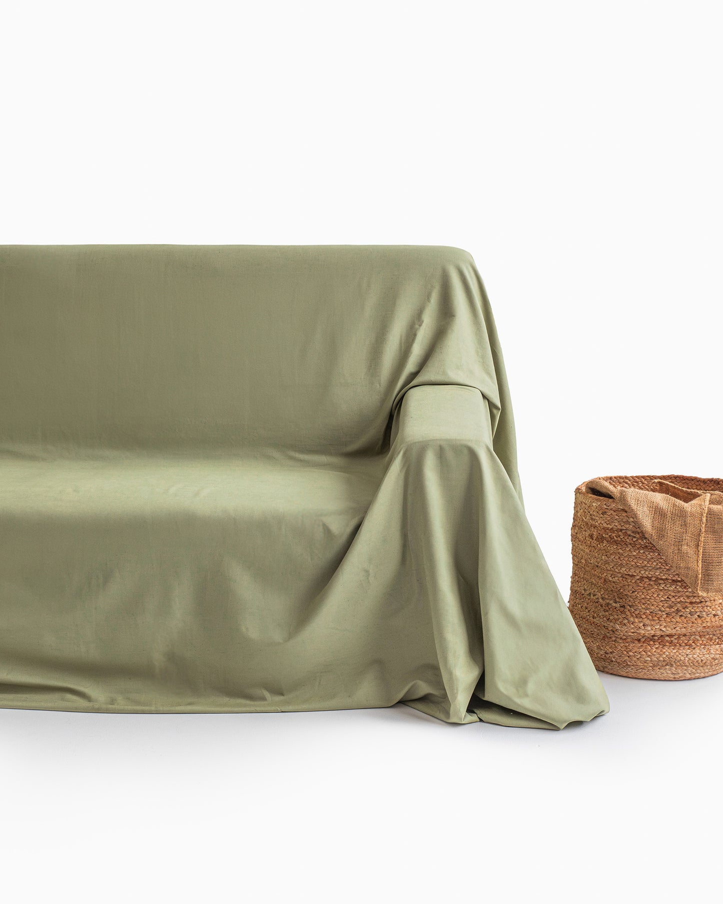Couch cover in Sage - MagicLinen