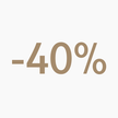 Sale -40% Off