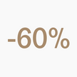 Sale -60% Off