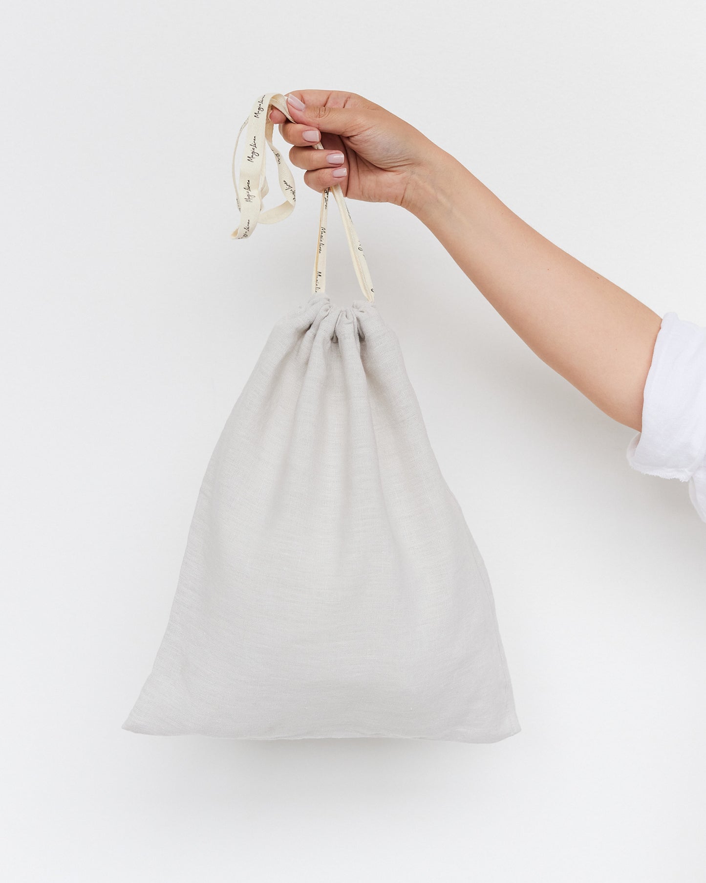 Set mit zwei Zero Waste Leinen-Produktbeuteln