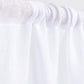 Sheer rod pocket linen curtain panel (1 pcs) - MagicLinen