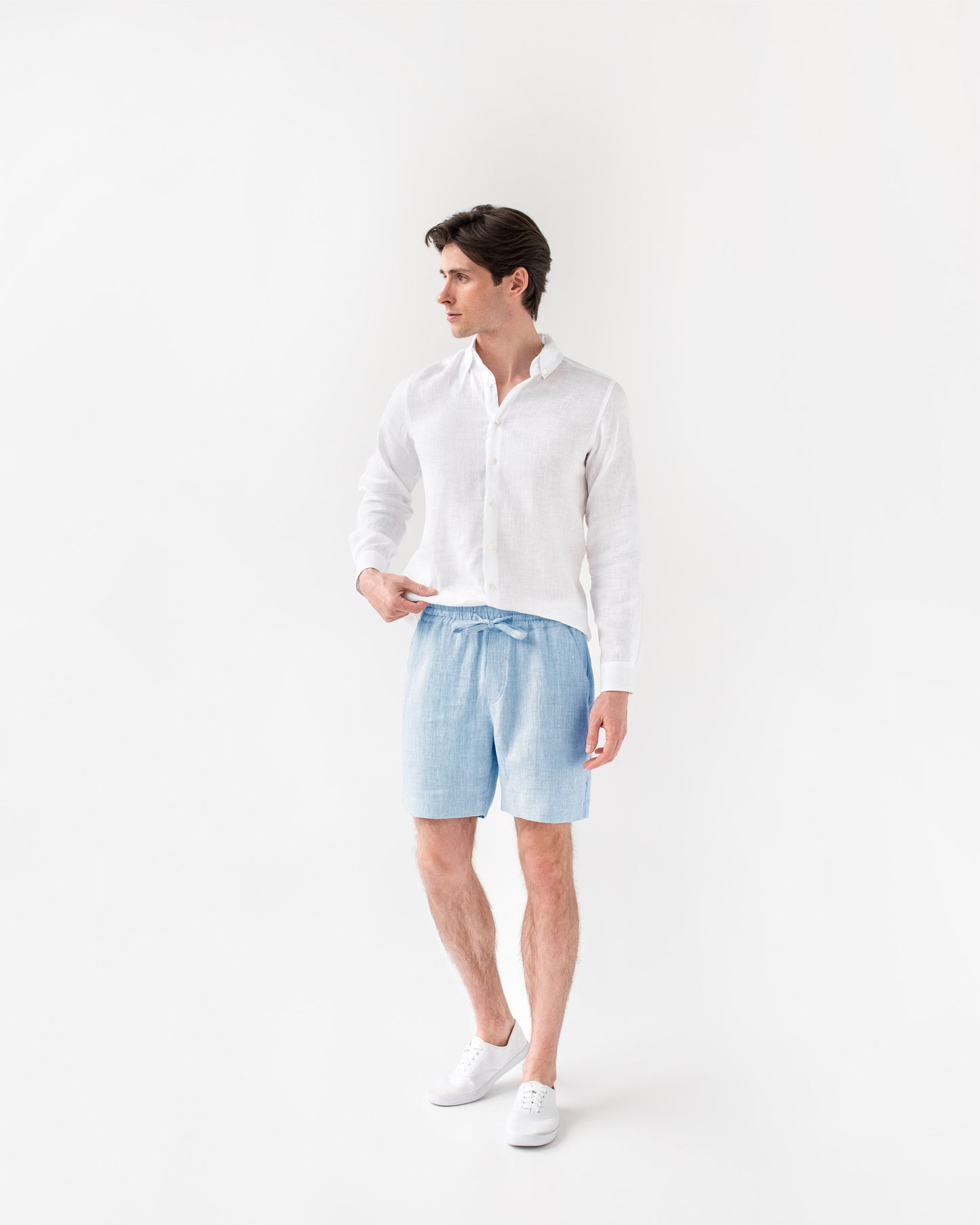 Herren Leinenshorts STOWE in verschiedenen Farben