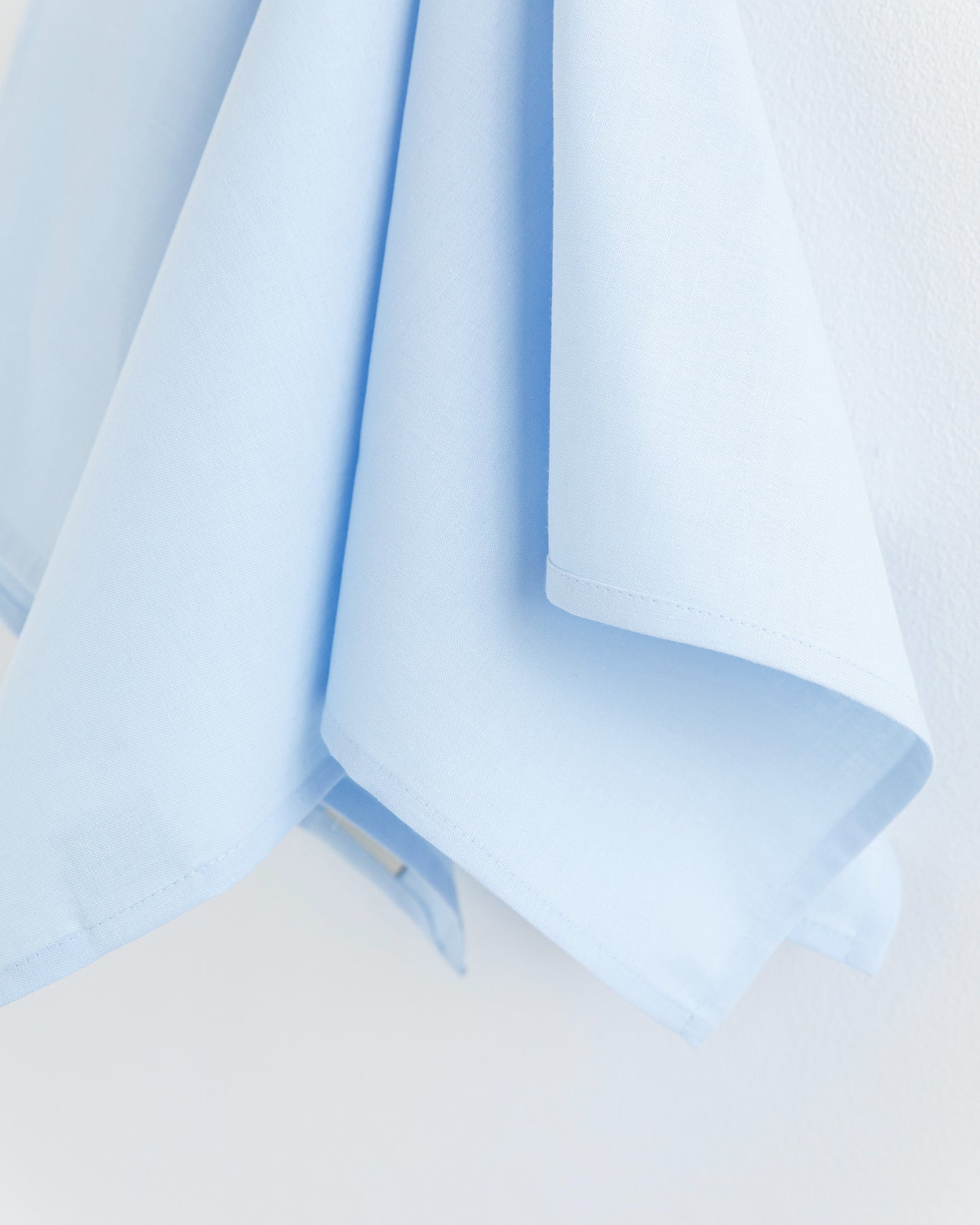 Linen-cotton tea towel in Sky blue (Set of 2) - MagicLinen