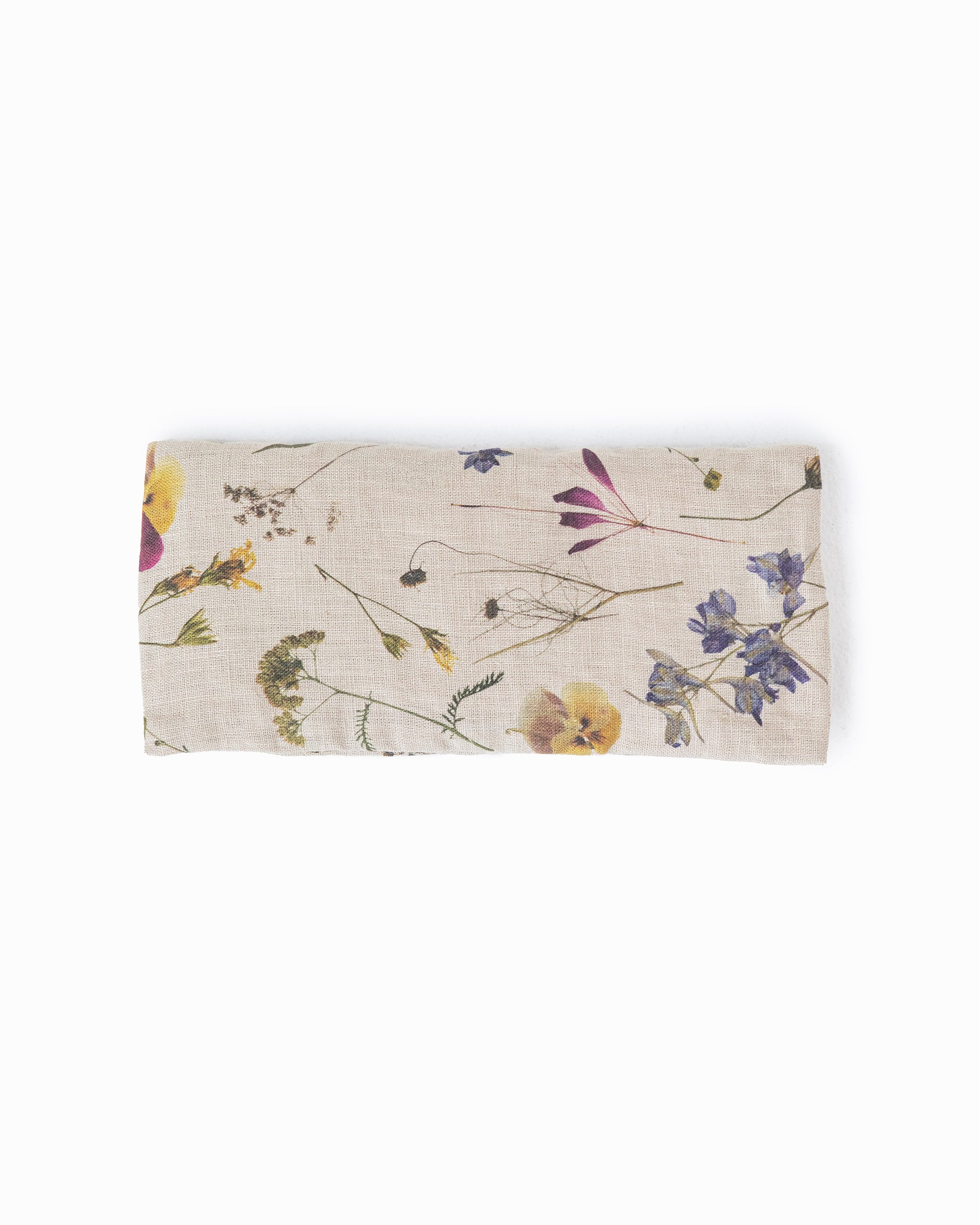 Linen eye pillow in Botanical print - MagicLinen