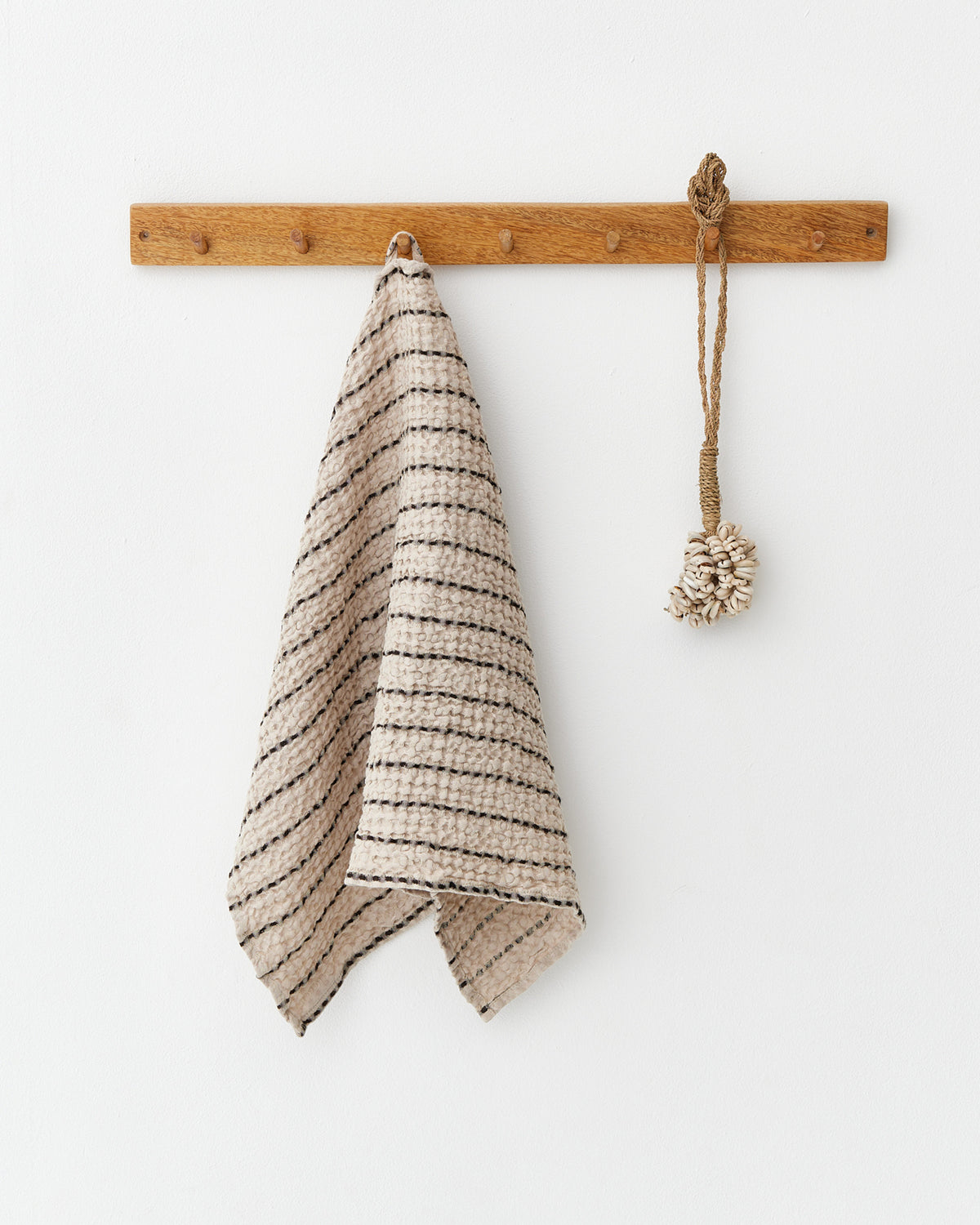 Thin Striped Waffle Kitchen Towel