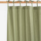 Tie top linen-cotton curtain panel (1 pcs) in Sage - MagicLinen