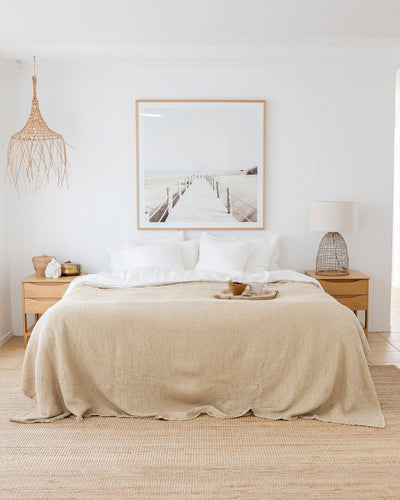 Sheet Set + Waffle Blanket Bundle