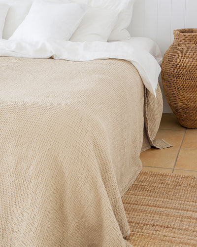 Vanilla waffle blanket