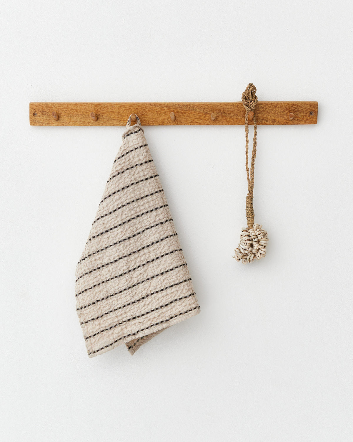 Thin Striped Waffle face towel