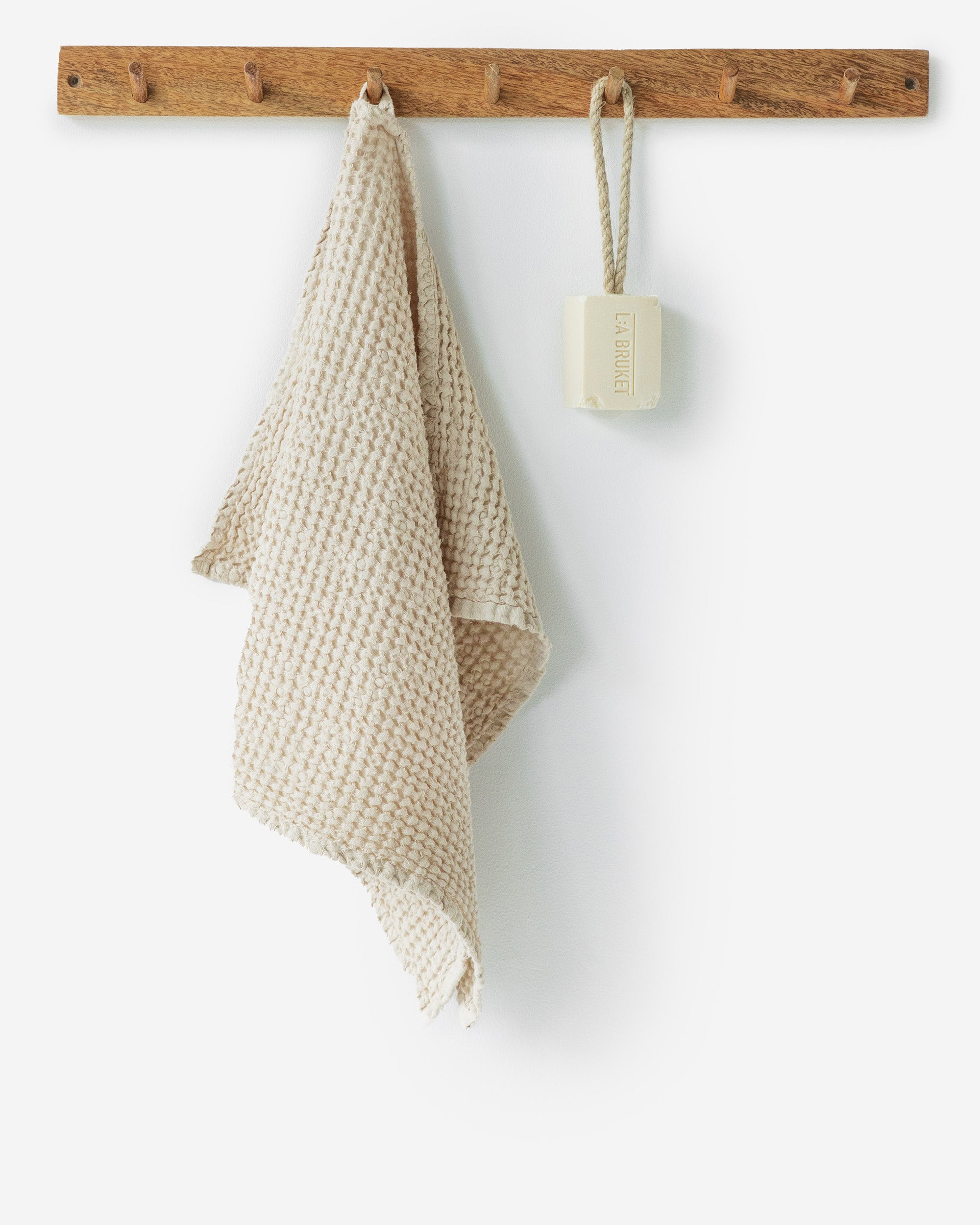 Waffle Kitchen Towel in Vanilla | MagicLinen