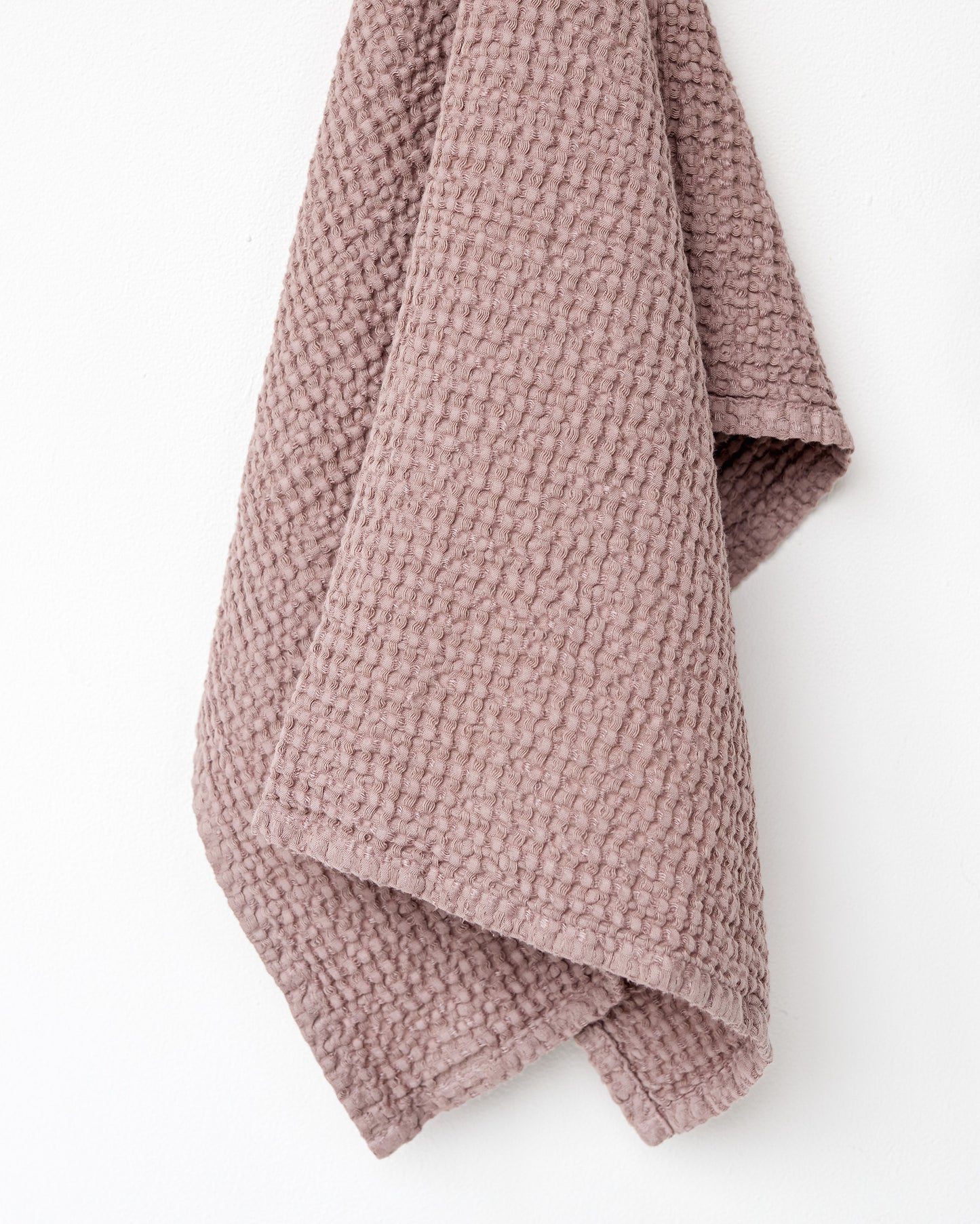Waffle Kitchen Towel in Woodrose
