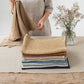 Waffle Kitchen Towel in Beige - MagicLinen