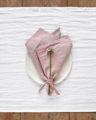 Woodrose Leinenservietten 2er-Set