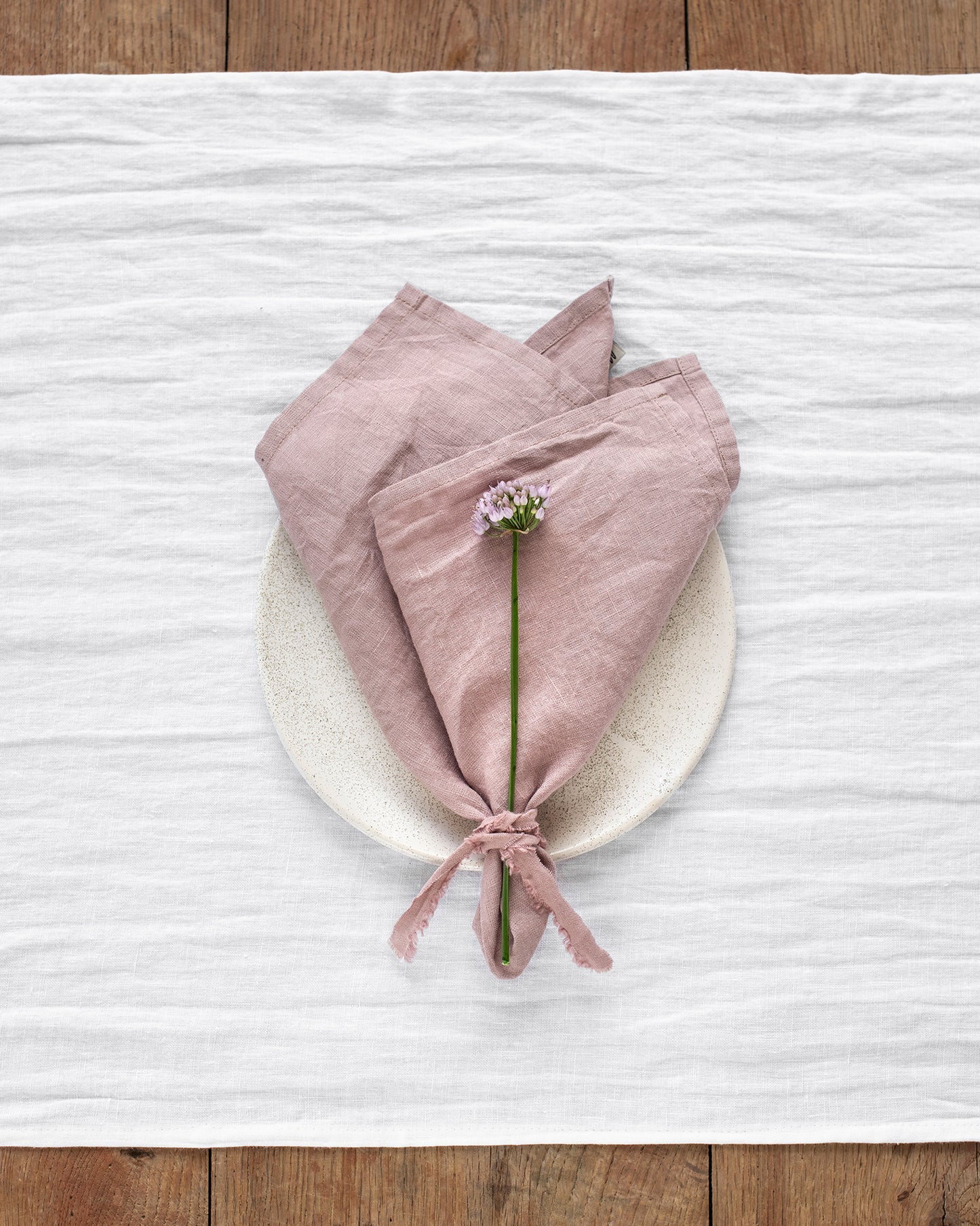 Woodrose Leinenservietten 2er-Set