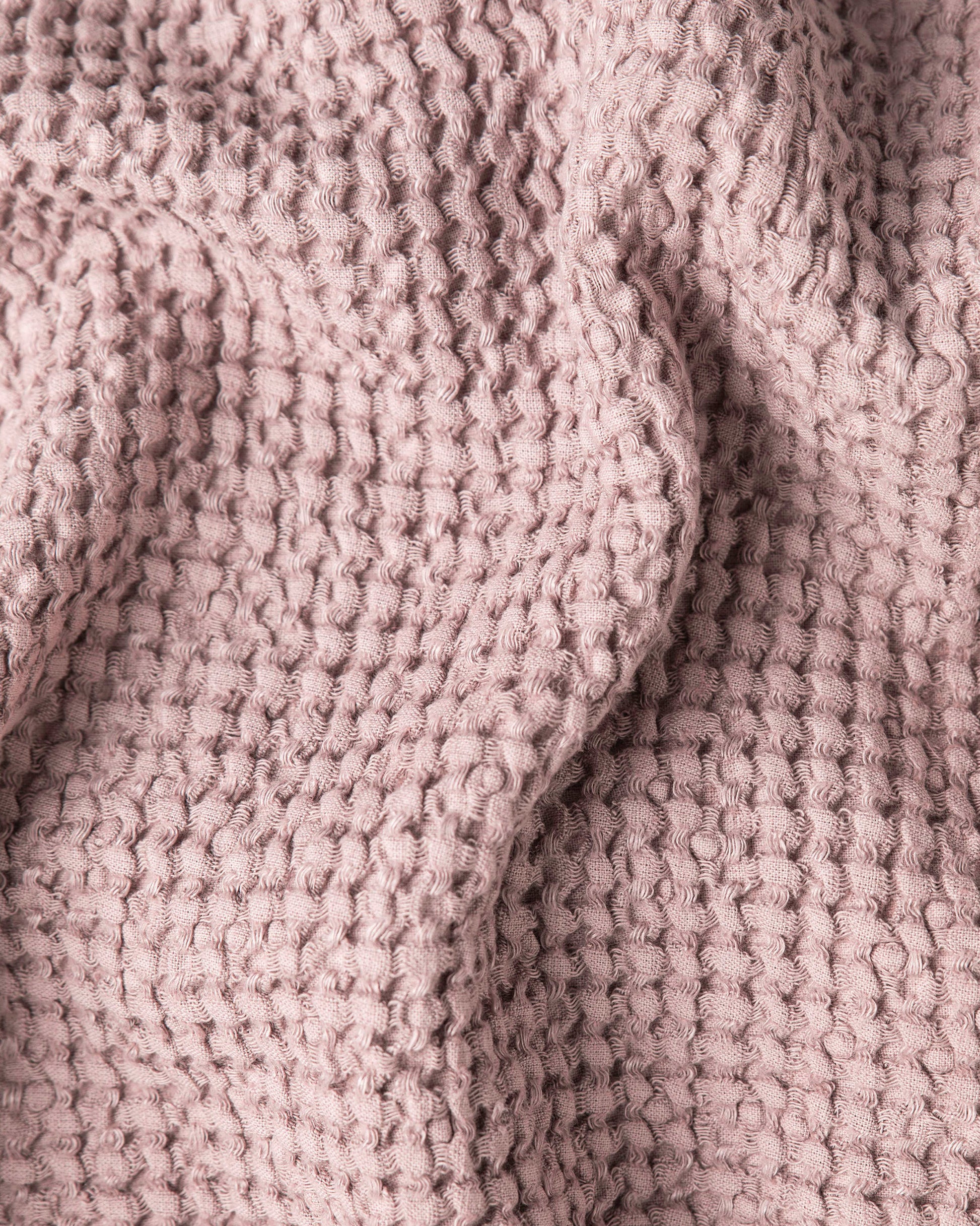 Woodrose Waffle Blanket | MagicLinen