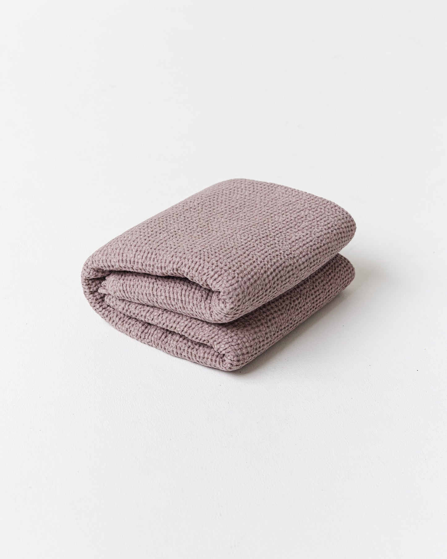 Woodrose waffle throw blanket