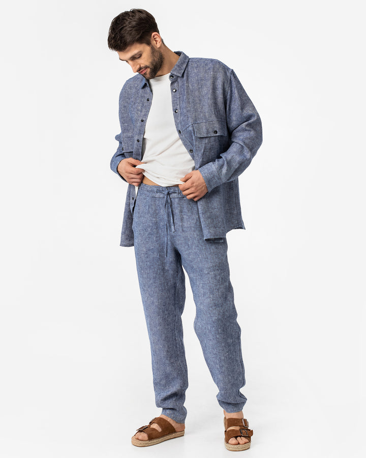 Linen pants for men CEFALU - MagicLinen