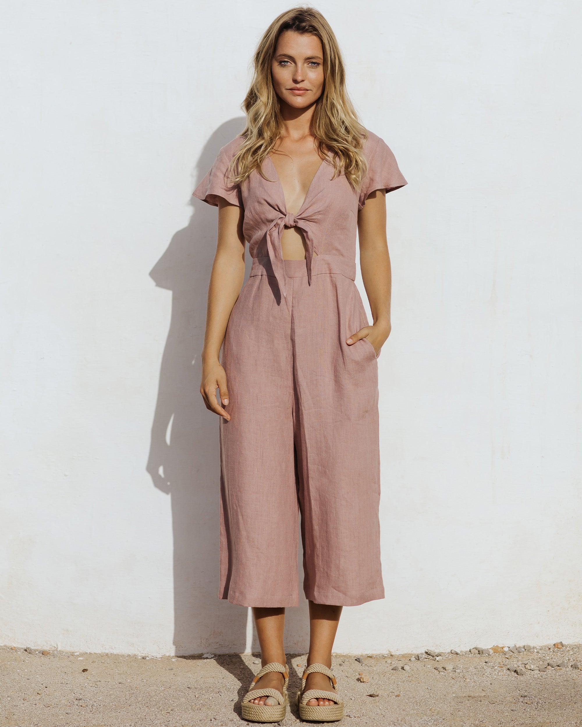 Shop Linen Jumpsuits & Rompers | 100% Linen | MagicLinen