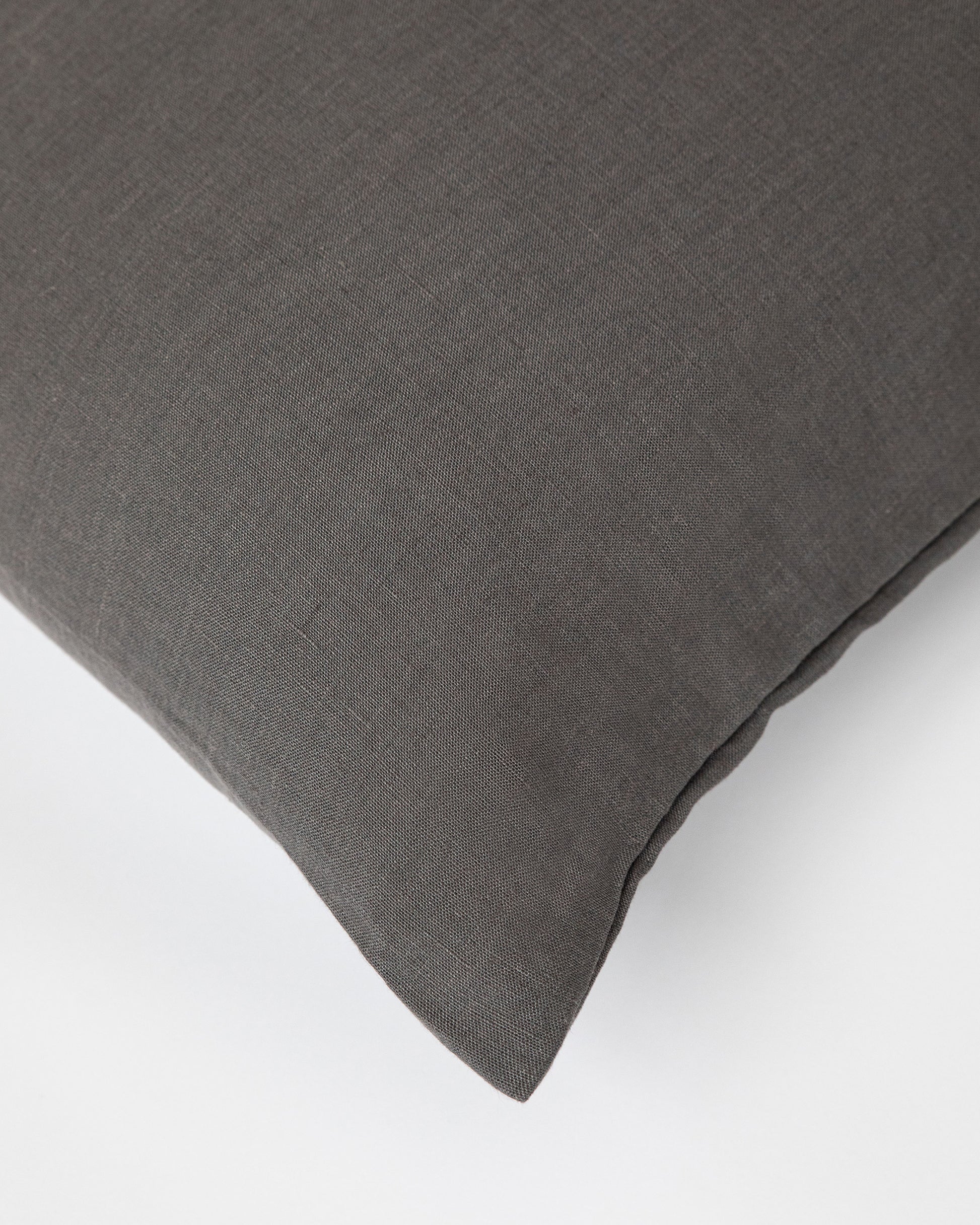 Body pillowcase in Charcoal gray - MagicLinen
