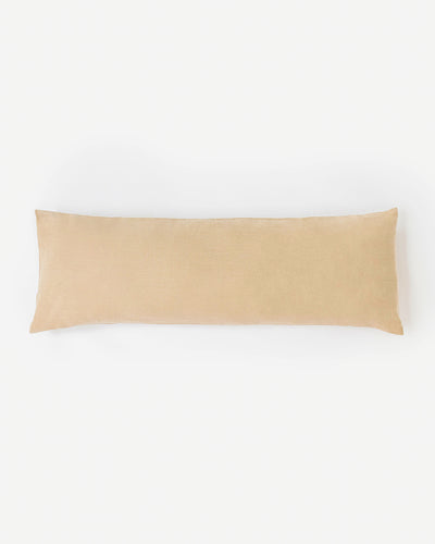 Body pillowcase in Sandy beige - MagicLinen
