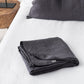 Custom size Charcoal gray linen flat sheet - MagicLinen