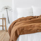 Custom size Cinnamon linen duvet cover - MagicLinen
