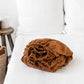 Custom size Cinnamon linen fitted sheet - MagicLinen