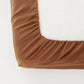 Custom size Cinnamon linen fitted sheet - MagicLinen