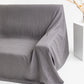 Custom size linen couch cover in Charcoal gray - MagicLinen