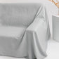 Custom size linen couch cover in Light gray - MagicLinen