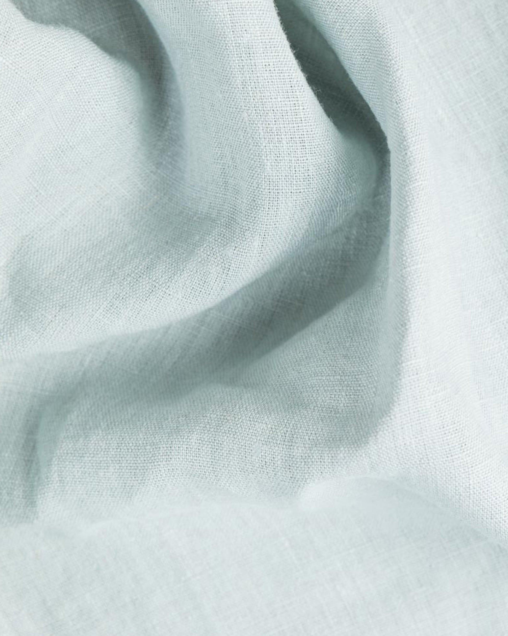 Custom size Dusty blue linen tablecloth - MagicLinen