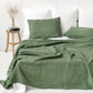Custom size Forest green linen pillowcase - MagicLinen