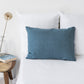 Custom size Gray blue linen pillowcase - MagicLinen