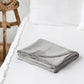Custom size Light gray linen flat sheet - MagicLinen
