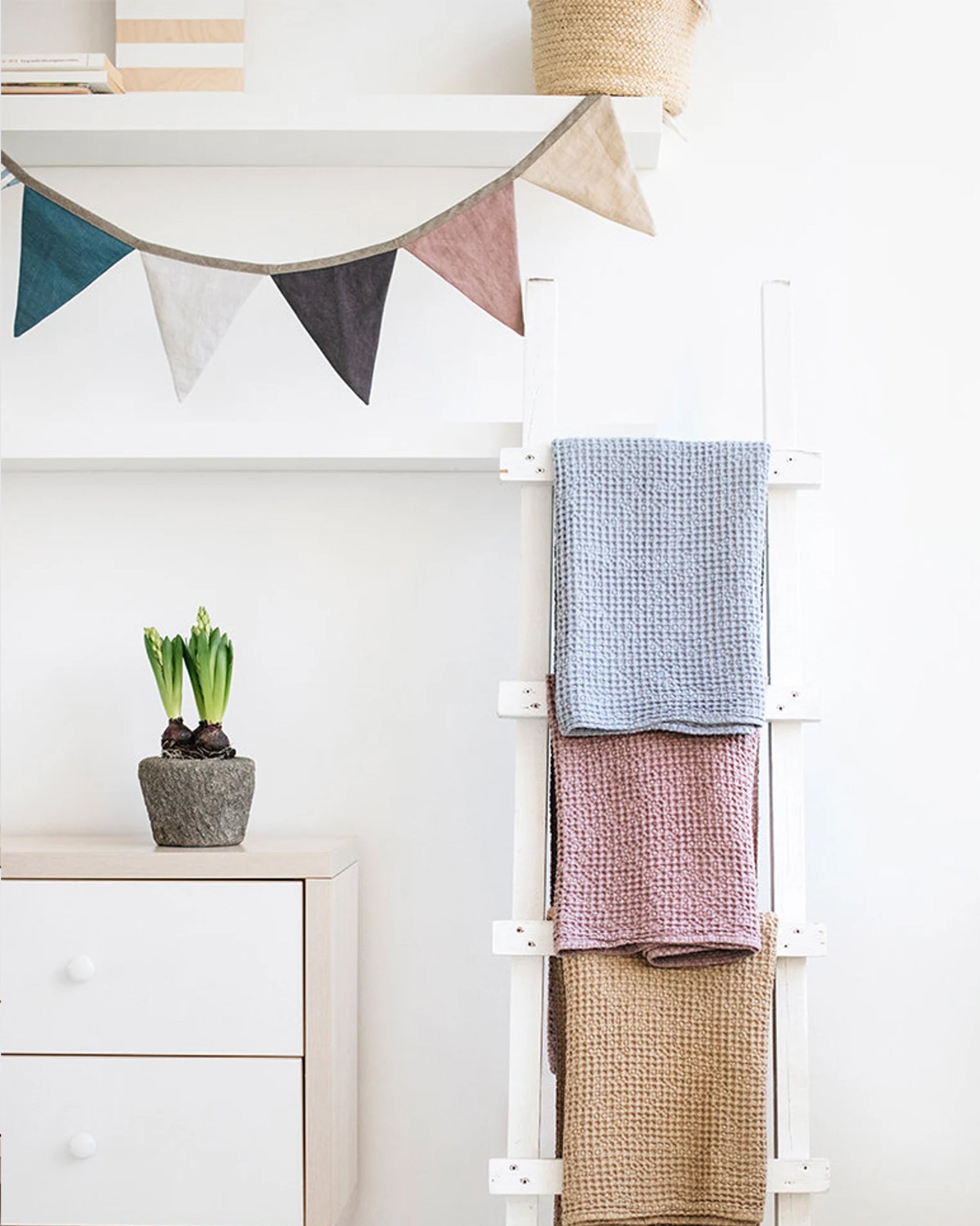 Kids Room Linen Hanging Banner – Inspirierende Leinen-Flagge Für Kinderzimmer, Kindergarten & Spielzimmer