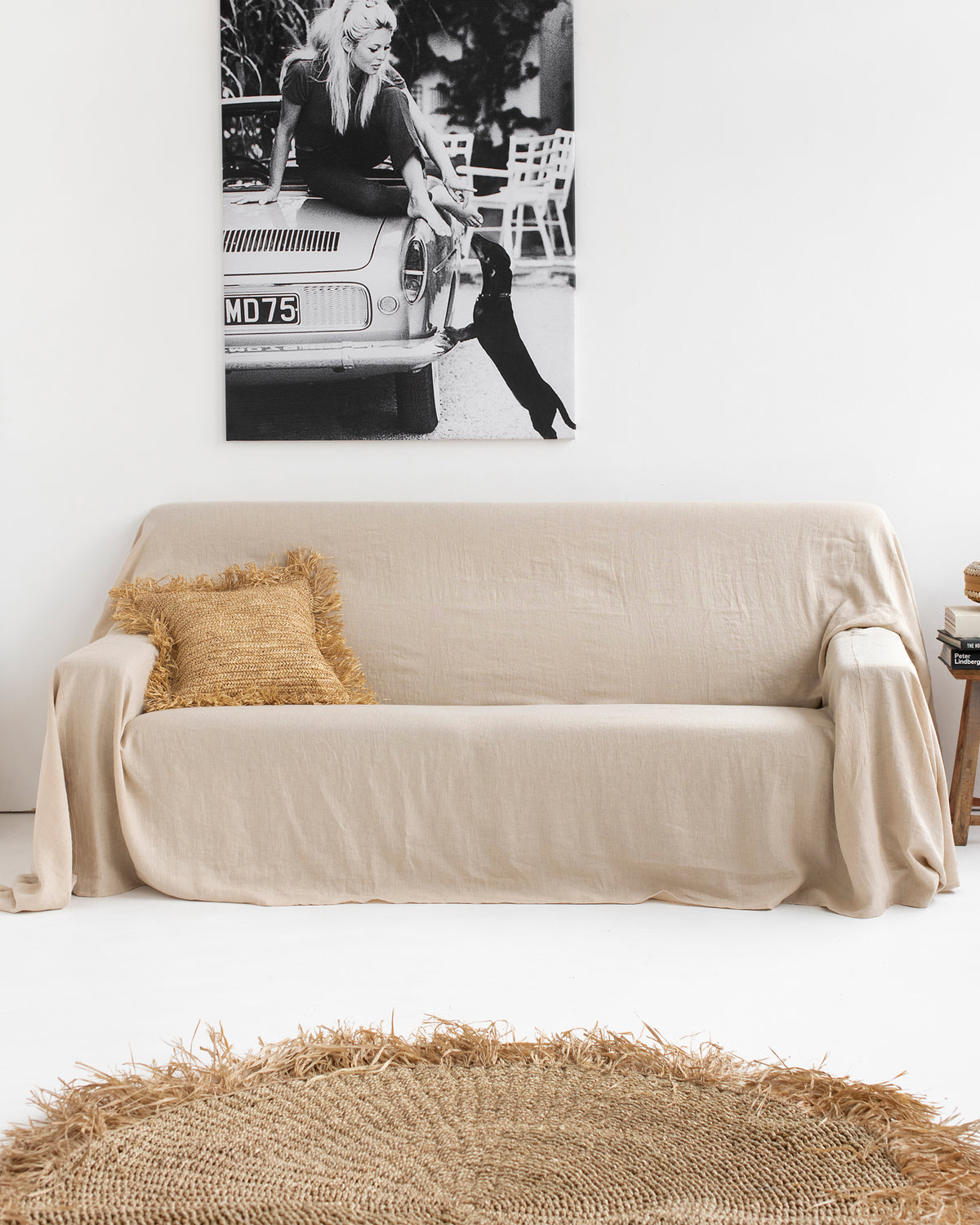 Natural Linen Flat Sheet