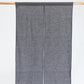 Custom size linen noren curtains (1 pcs) in Charcoal gray - MagicLinen