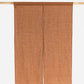 Custom size linen noren curtains (1 pcs) in Cinnamon - MagicLinen