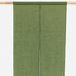 Custom size linen noren curtains in forest green (1 pcs) - MagicLinen