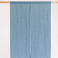 Custom size linen noren curtains (1 pcs) in Gray blue - MagicLinen