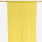 Custom size linen noren curtains (1 pcs) in Moss yellow - MagicLinen