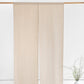Custom size linen noren curtains (1 pcs) in Natural linen - MagicLinen