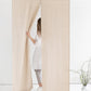 Custom size linen noren curtains (1 pcs) in Natural linen - MagicLinen